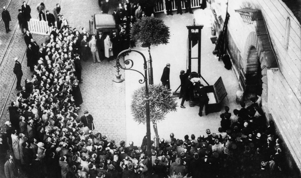 Retrofoto: La última ejecución pública con guillotina en Francia
