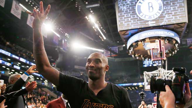 Kobe Bryant juega su última temporada en la NBA