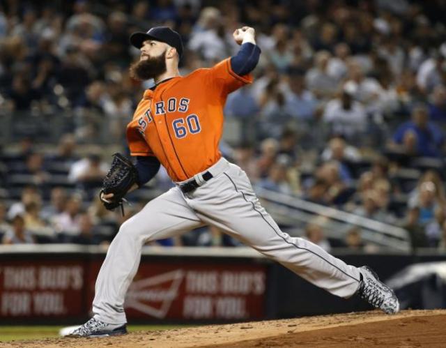 El zurdo de los Astros de Houston, Dallas Keuchel. AP