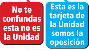 ¿Aló Tibisay?… la campaña sucia de William Ojeda y Min-Unidad pica y se extiende con este patético anuncio