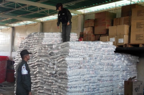 Más de 50 toneladas de alimentos fueron retenidas en la frontera del Zulia