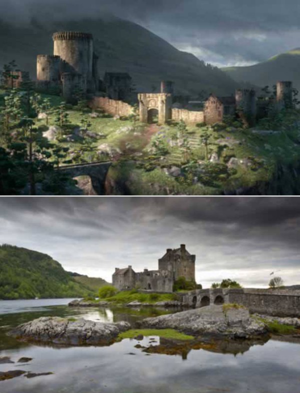 Brave - Castillo Eilean Donan en Escocia (Reino Unido)