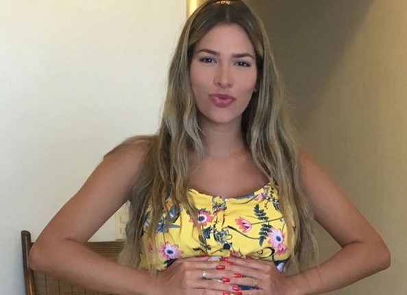 Aseguran que en esta foto de una modelo embarazada se nota el bebé en su vientre