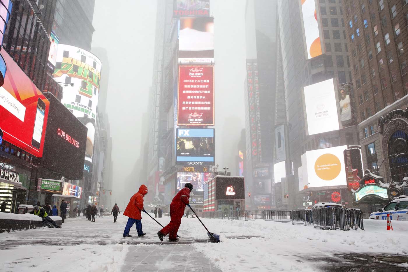 Decretan la prohibición del tráfico de vehículos en la ciudad de Nueva York