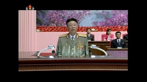 Foto: El jefe del ejército de Corea del Norte del personal Ri Yong Gil hace un discurso en Pyongyang 24 de de agosto de 2014, en esta imagen fija tomada de imágenes de vídeo archivo KRT. Corea del Norte ha ejecutado su jefe del Estado Mayor, Ri Yong Gil, la agencia de noticias Yonhap de Corea del Sur informó el 10 de febrero de 2016, la cual, de ser cierto, sería el último de una serie de ejecuciones, purgas y desapariciones bajo su joven líder. REUTERS 