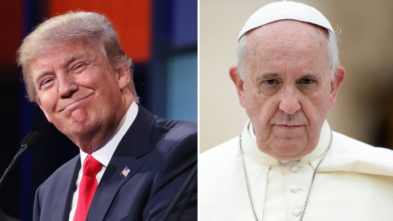 Trump felicita al  Papa y defiende importancia de liderazgo moral en el mundo