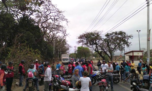 protesta motorizado