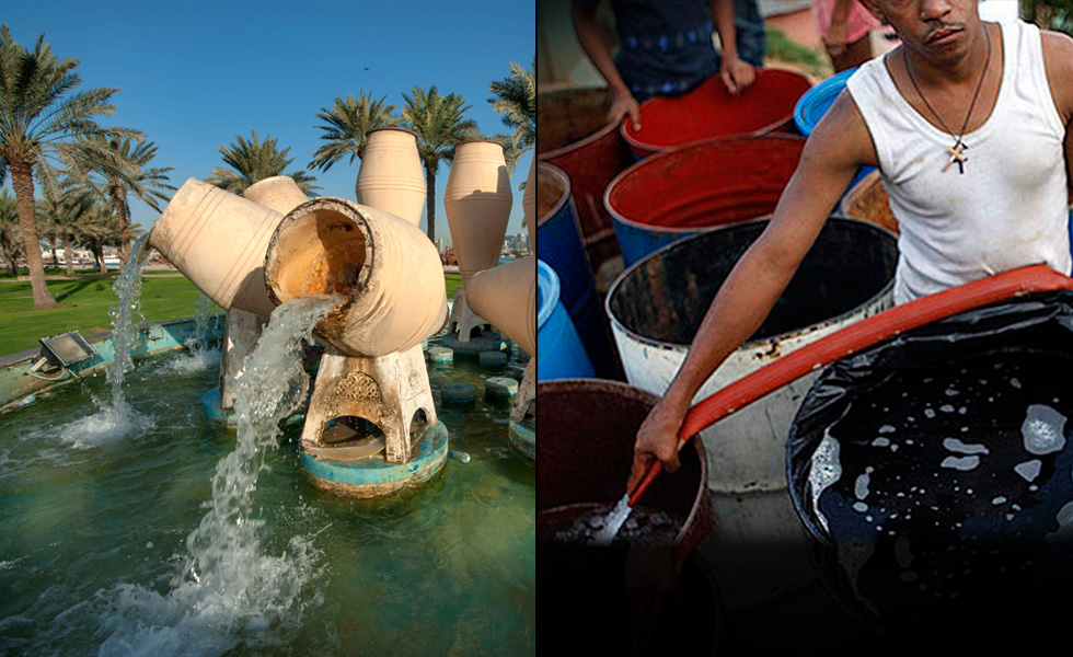 Catar, un país sin agua donde no falta el agua, mientras a Venezuela la vence “El Niño”