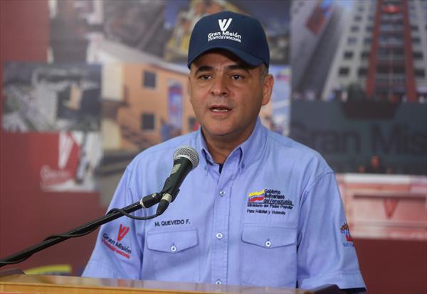 Designan a Manuel Quevedo como presidente del Banavih