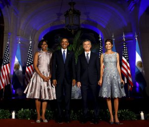 Así fue la cena de Obama y Macri en Buenos Aires (Fotos)