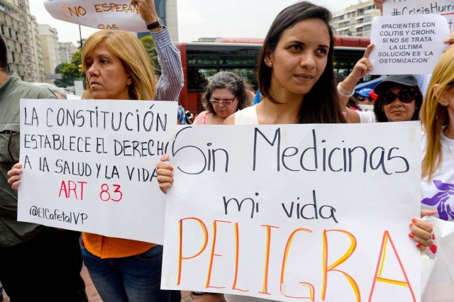 protestas medicinas salud escasez