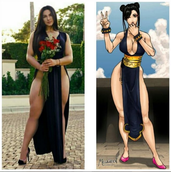 ¡Piernotas! Conoce a la sexy modelo, que es la doble real de “Chun Li” de Street Fighter