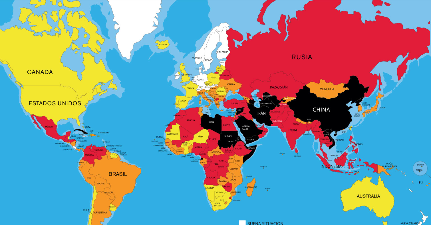 Venezuela es el país en peor estado en libertad de prensa, según RSF