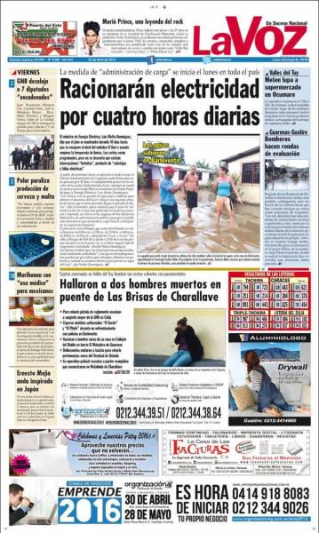 PORTADA LA VOZ