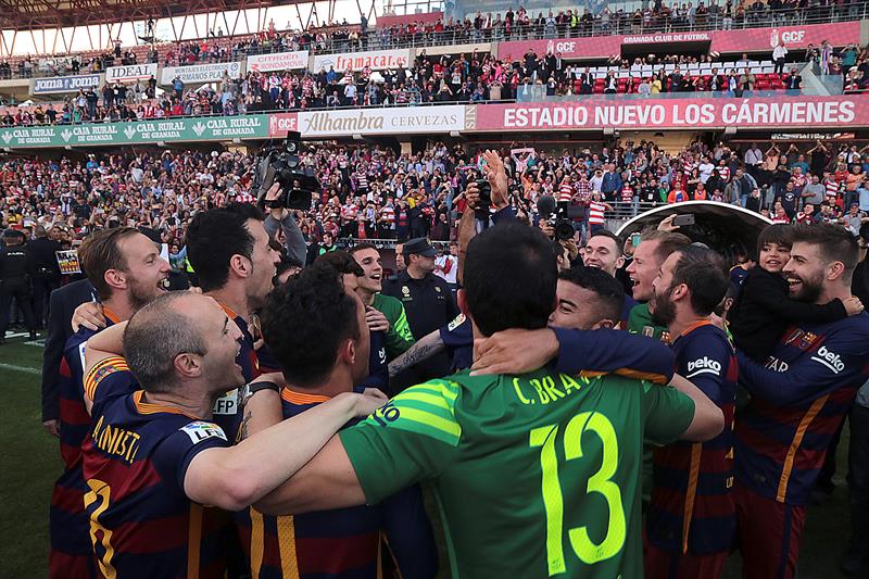 Barcelona se proclama campeón de la Liga Española