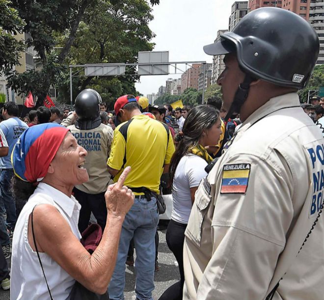 En la “frontera” entre las dos Venezuelas