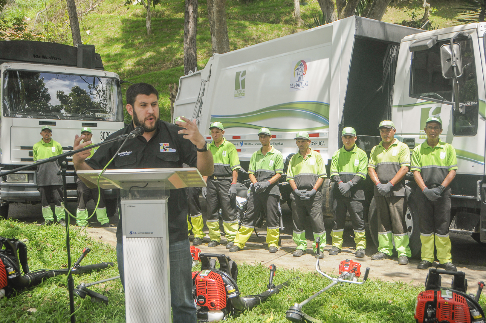 Alcaldía de El Hatillo invierte en nuevos equipos de aseo urbano y mantenimiento de áreas verdes