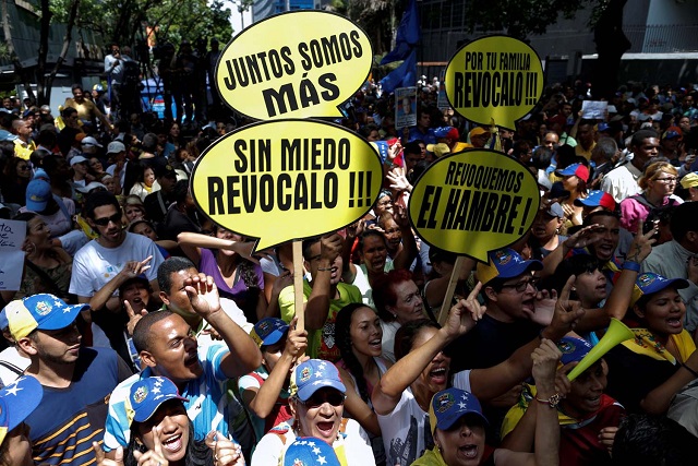 Oposición dialogará con condiciones y presionará en las calles para revocatorio