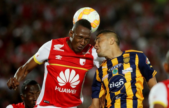 Yerri Mina, jugador del Independiente Santa Fe (Foto: EFE)