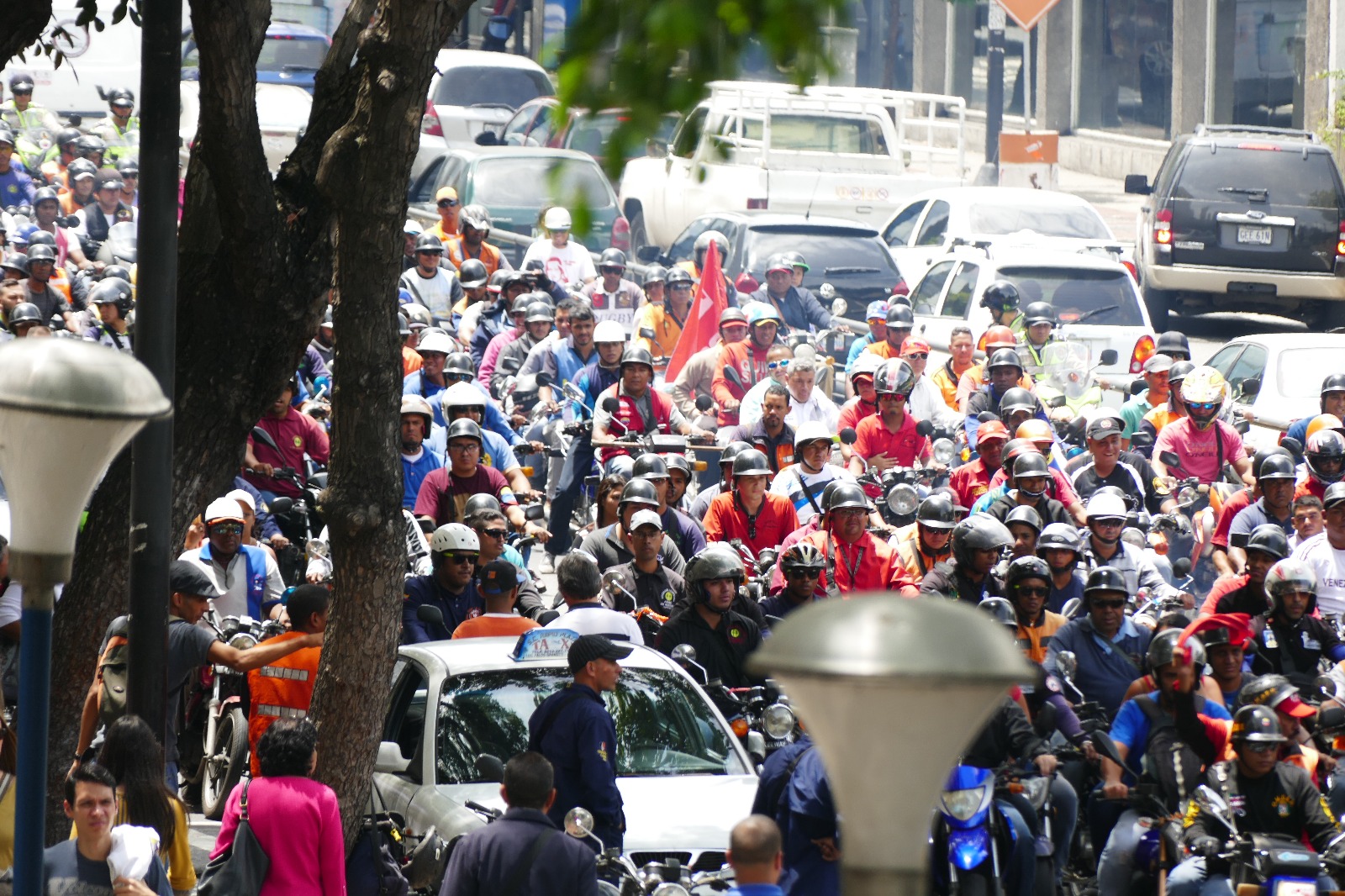 Sector transporte pudo marchar sin intervención de GNB (Fotos)