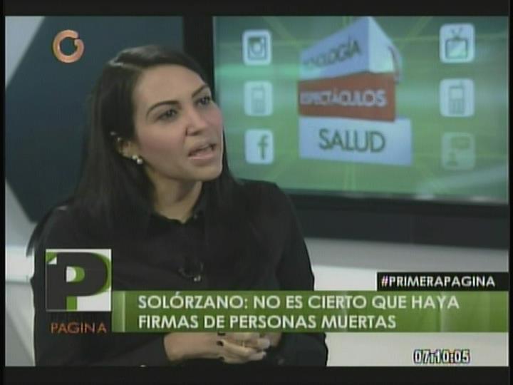 Delsa Solórzano: Hay un pueblo descontento que todos los días es reprimido por el gobierno