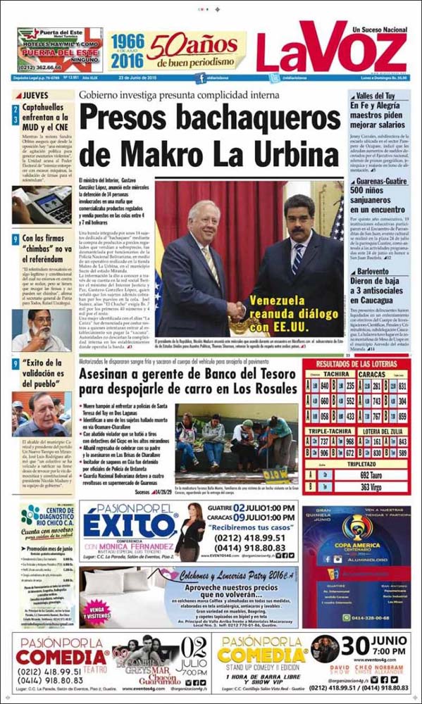 PORTADA LA VOZ