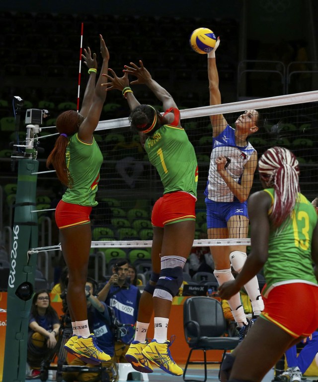 Volleyball - Women's Preliminary - Pool A Russia v Cameroon