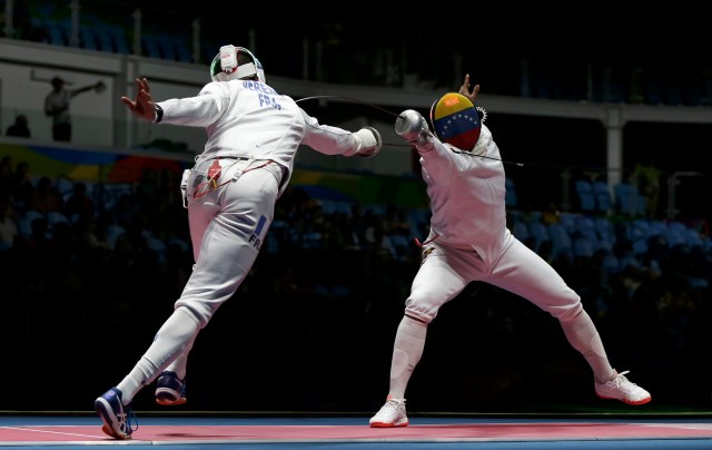 Los hermanos Limardo, Silvio Fernández, competirán en la esgrima. Foto: Reuters