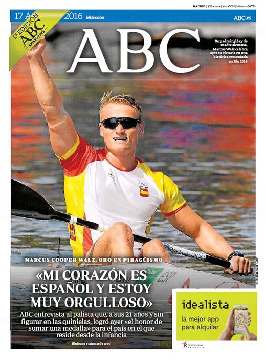 Portadas de la prensa internacional de este miércoles 17 de agosto de 2016