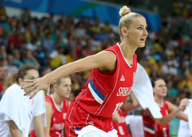 Basketball - Women's Quarterfinal Australia v Serbia