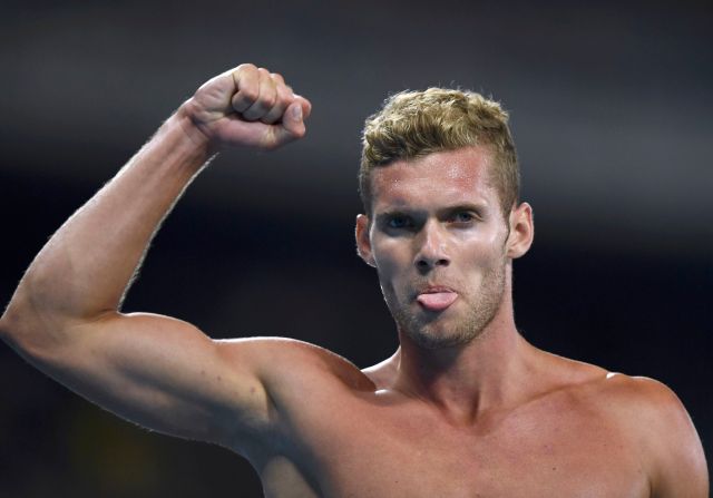 2016 Rio Olympics - Athletics - Final - Men's Decathlon 1500m - Olympic Stadium - Rio de Janeiro, Brazil - 18/08/2016. Kevin Mayer (FRA) of France reacts after the race REUTERS/Dylan Martinez FOR EDITORIAL USE ONLY. NOT FOR SALE FOR MARKETING OR ADVERTISING CAMPAIGNS.