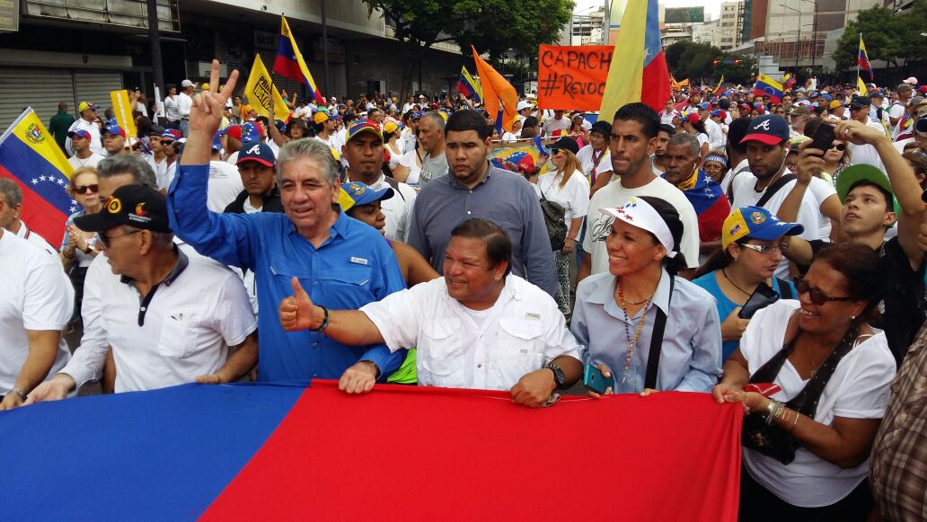 Andrés Velásquez: Marcha del 1S demostró la determinación de un pueblo que quiere cambio