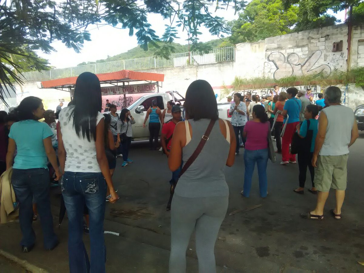 Protesta en Guatire por escasez de alimentos #9Sep