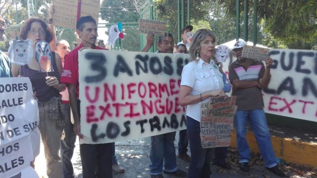 04.10.2016 PROTESTA TRABAJADORES INPARQUES