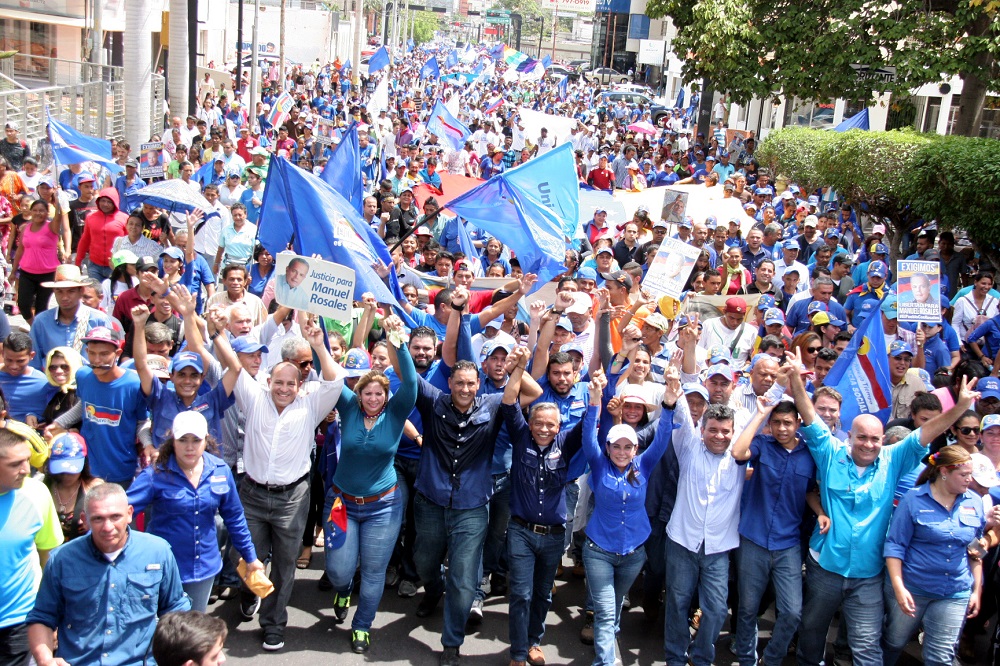 Zulianos salieron a la calle para exigir la libertad de Manuel Rosales