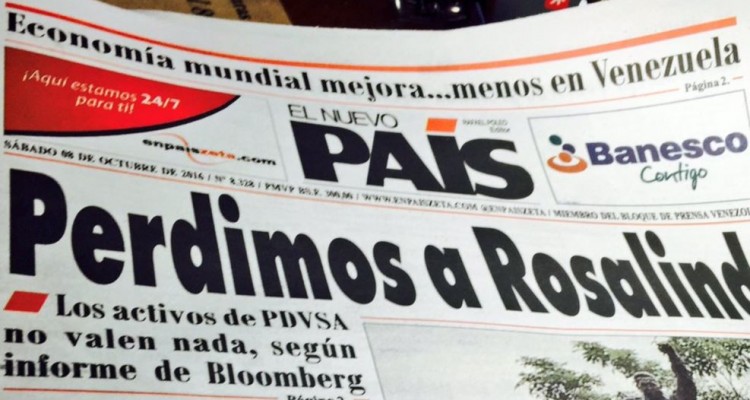 El Nuevo País fija posición ante la demanda del presidente de Pdvsa