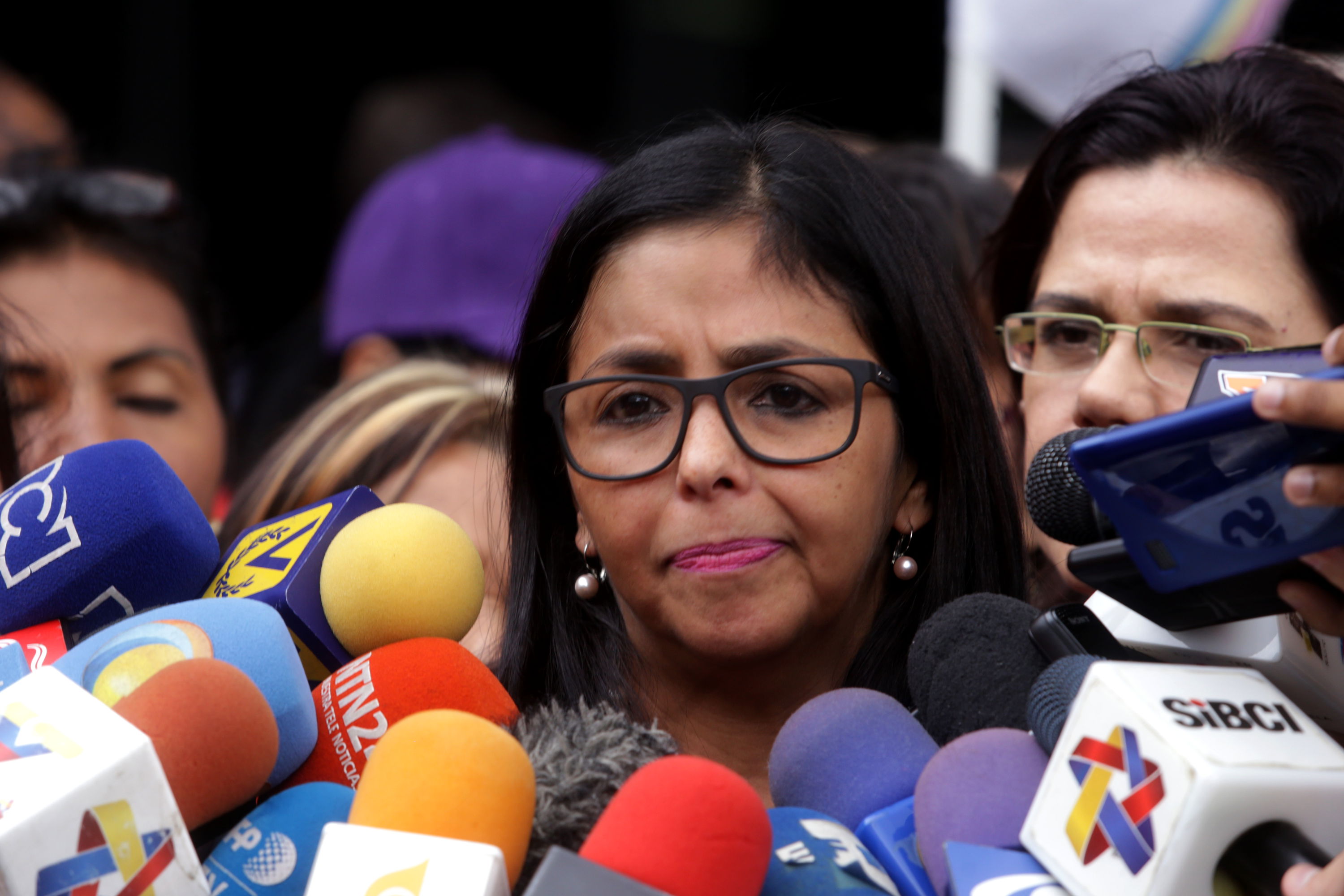 Delcy Eloína dice que Almagro miente, porque la protesta de este #4Abr no fue pacífica