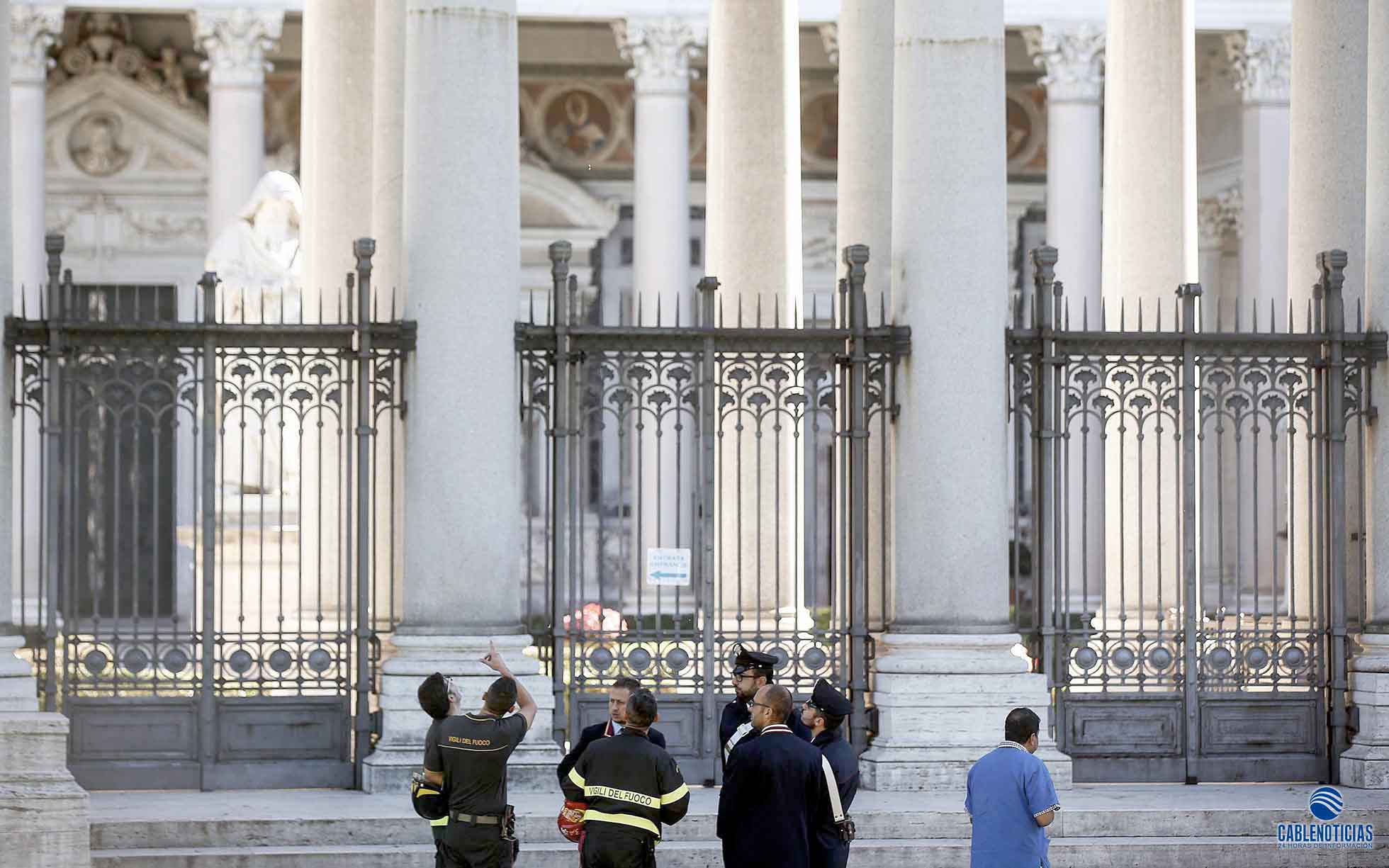 Cierran temporalmente basílica romana de San Pablo por una grieta tras sismo