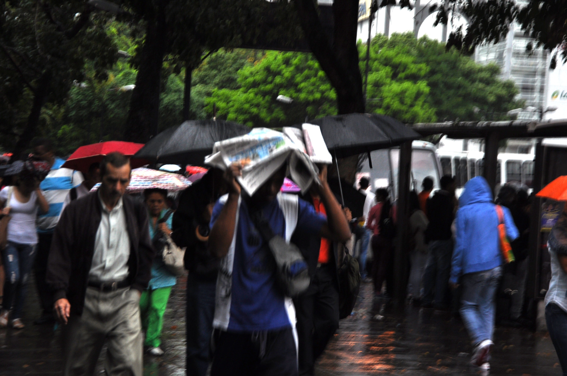 Inameh prevé este lunes lluvias débiles al sur occidente y norte del país