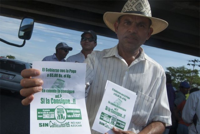 Agricultores protesta