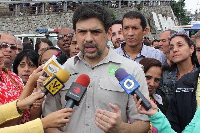 Carlos Ocariz, alcalde del municipio Sucre y candidato a la gobernación del estado Miranda // Foto Prensa