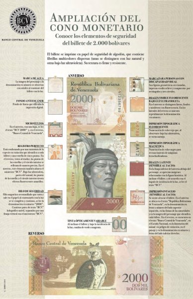 Billete de 2000