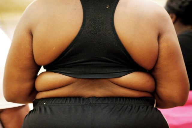 A competitor prepares to go in front of judges at a casting call for the second season of the reality television programme "Dance Your Ass Off", during which overweight or obese contestants hope to lose weight by dancing, in New York December 18, 2009.   REUTERS/Finbarr O'Reilly/File Photo