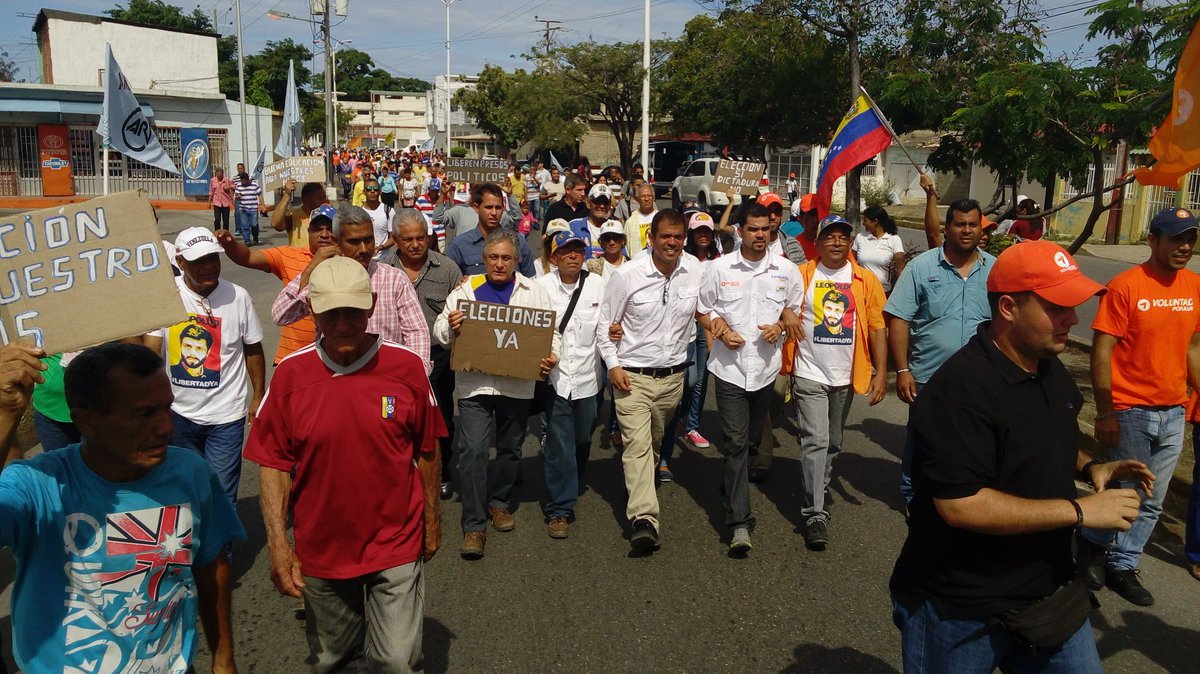 Arranca marcha hacia el CNE en Cumaná