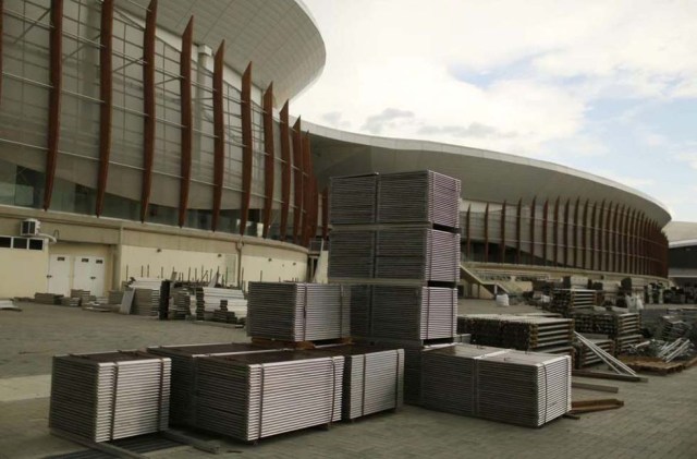 l estado de las instalaciones olímpicas de Rio, seis meses después El Carioca Arena 1, donde se celebró (entre otras pruebas) la final olímpica de baloncesto, se está desmantelando poco a poco.