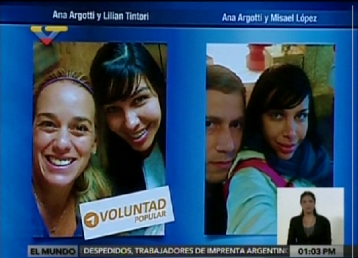 Ana Argotti Misael Lopez y Lilian Tintori