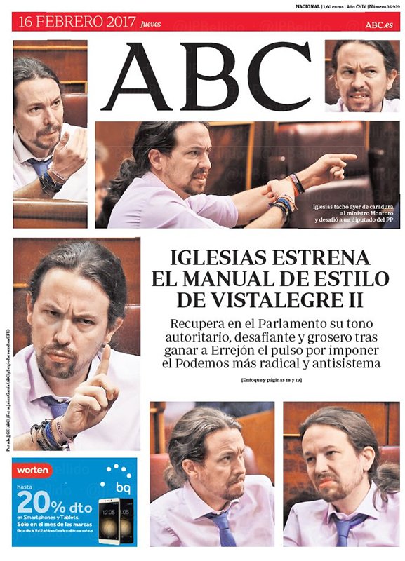 Portadas de la prensa internacional de este jueves 16 de febrero de 2017