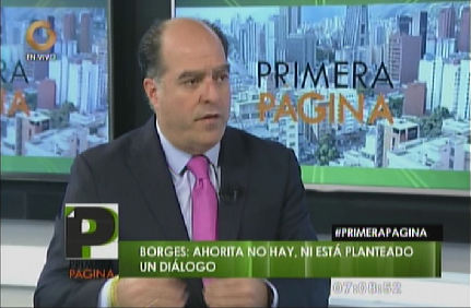 Julio Borges: Ahorita no hay ni está planteado ningún diálogo