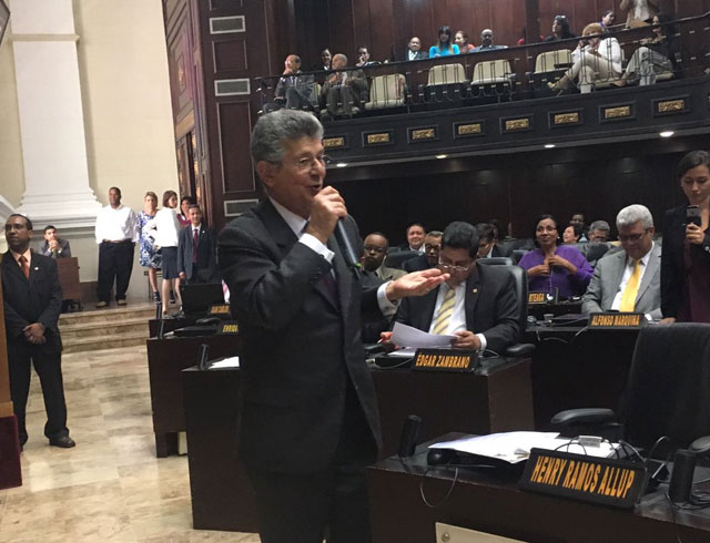 Ramos Allup: La Contraloría quiere ocupar la AN sin cumplir los procedimientos legales