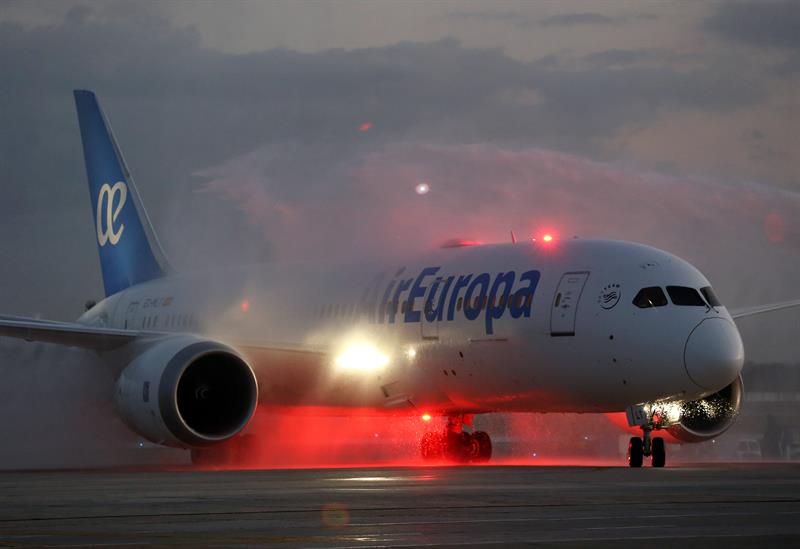 Air Europa llega a La Habana con el nuevo Boeing 787 Dreamliner (Fotos)